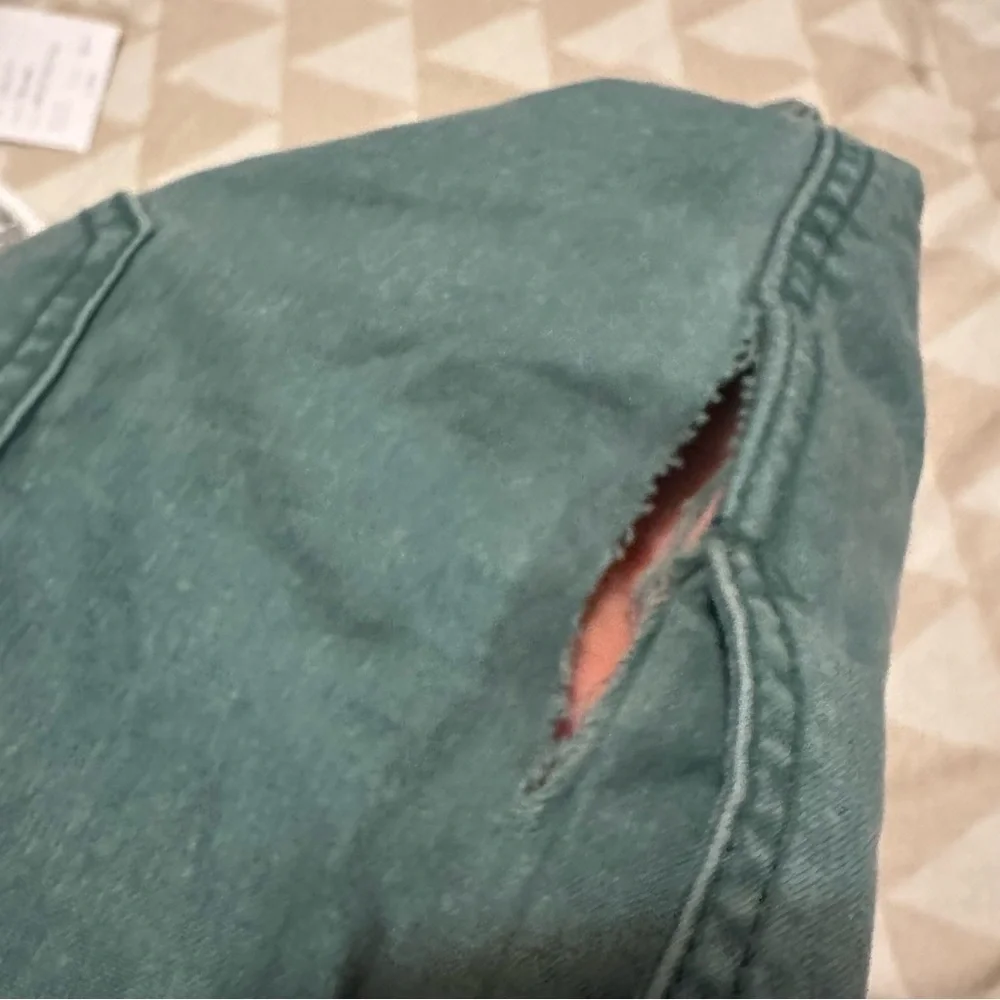 J. Crew torn along
